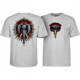 Powell Peralta Vallely Elephant T-Shirt - Athletic Heather