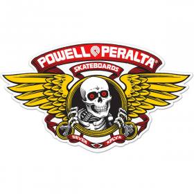 Powell Peralta Winged Ripper Die-Cut Sticker - 5" Red