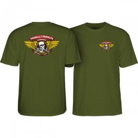 Powell Peralta Winged Ripper T-Shirt - Military Green