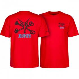 Powell Peralta Rat Bones Youth T-Shirt - Red