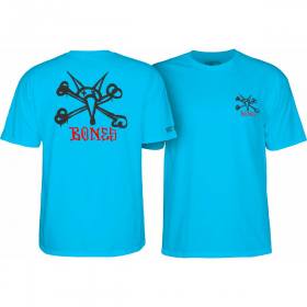 Powell Peralta Rat Bones Youth T-Shirt - Turquoise