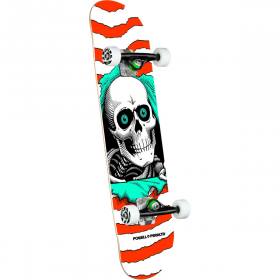 Powell Peralta Ripper One-Off Mini Birch Complete Skateboard - Orange 7x28
