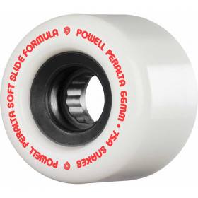 66mm 75a Powell Peralta Snakes 02 Cruiser Wheels - White