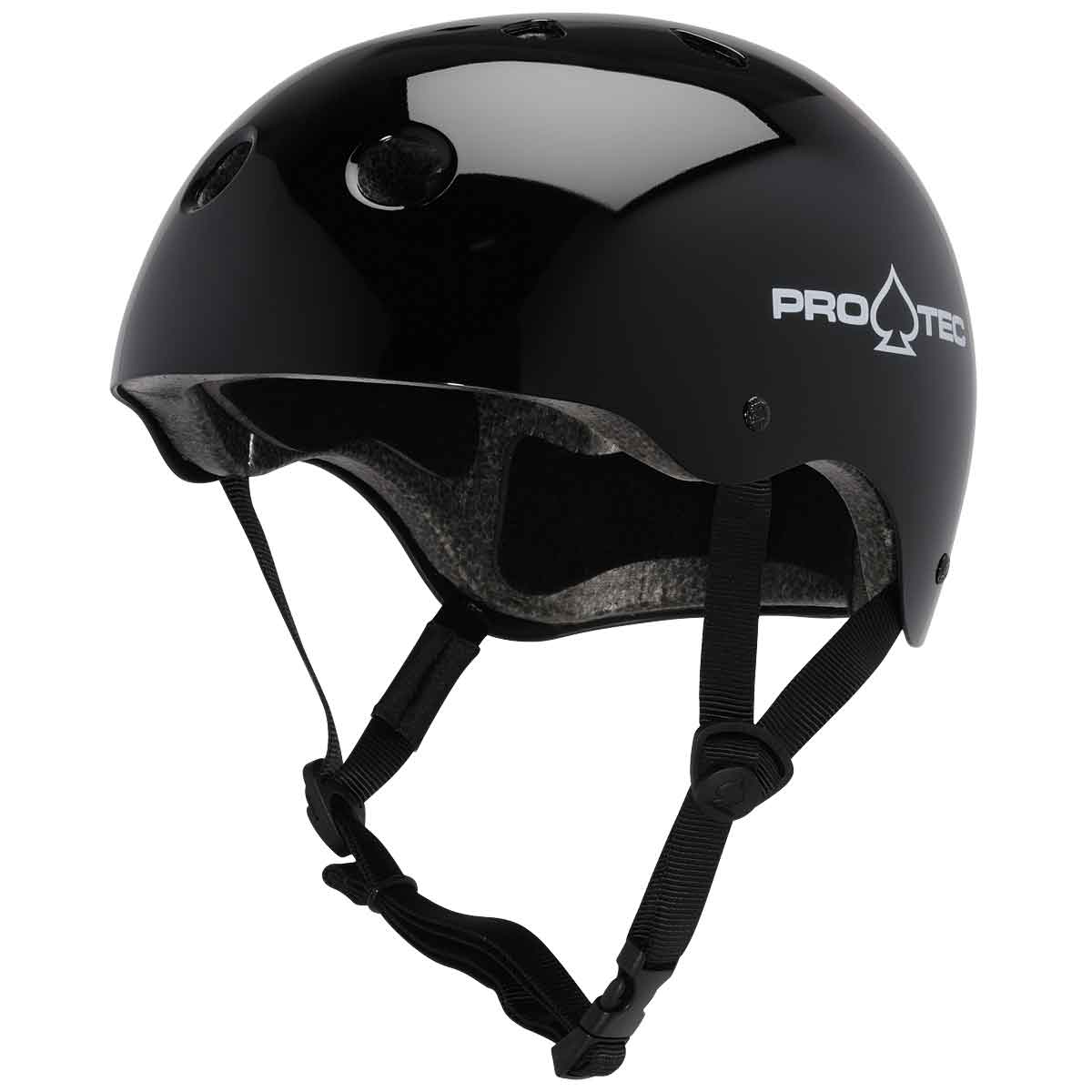 Pro-Tec Certified Classic Fit Helmet - Gloss Black | SoCal Skateshop