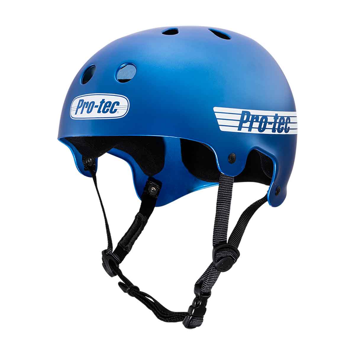 Matte Metallic Blue ProTec Classic Old School Helmet 