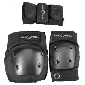 Pro-Tec Youth Street Gear 3-Pack Combo -  Black
