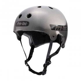 Pro-Tec Old School Certified Skate Helmet - Matte Metallic Gun Metal