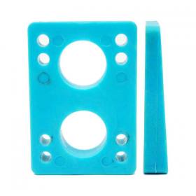 1/2" to 1/4" Hard Psycho Hardware Truck Wedge Risers - Blue