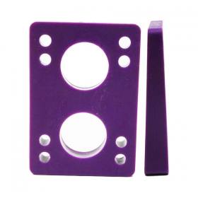 1/2" to 1/4" Hard Psycho Hardware Truck Wedge Risers - Purple