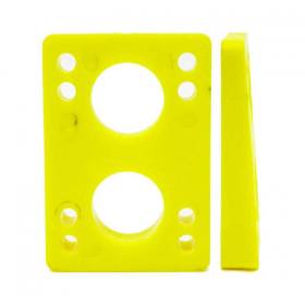 1/2" to 1/4" Hard Psycho Hardware Truck Wedge Risers - Yellow