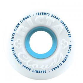 52mm 78a Ricta Clouds Wheels - White/Blue