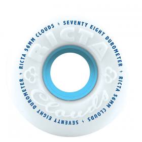 56mm 78a Ricta Clouds Wheels - White/Blue