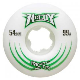 54mm 99a Ricta Maurio McCoy Pro Slim Wheels - White