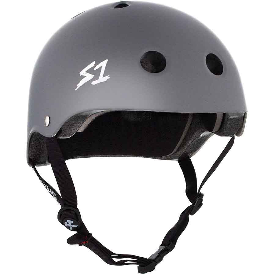 S1 Lifer Helmet - Matte Dark Gray | SoCal Skateshop