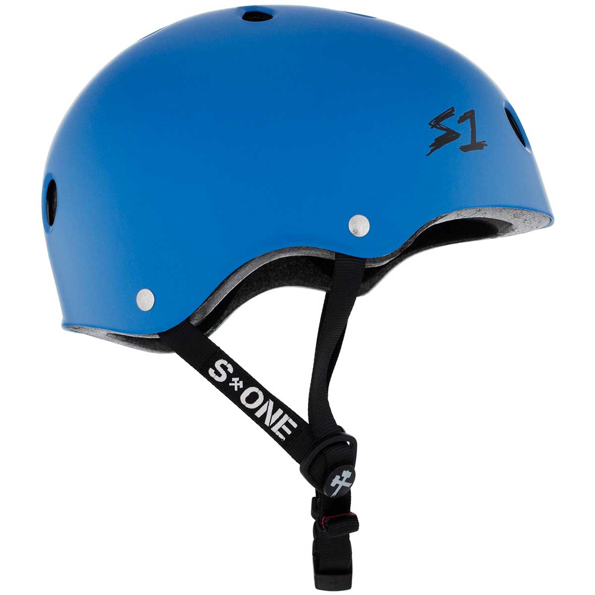 S1 Safety Gear Lifer Skateboard Helmet - Matte Cyan | SoCal Skateshop