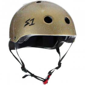S1 Mini Lifer Helmet - Gloss Gold Glitter