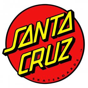 Santa Cruz Classic Dot Sticker - 6"