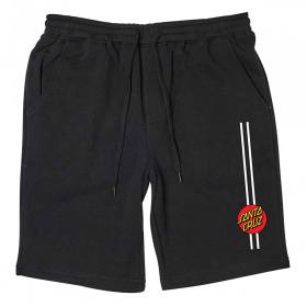 Santa Cruz Classic Dot Stripe Sweat Shorts - Black