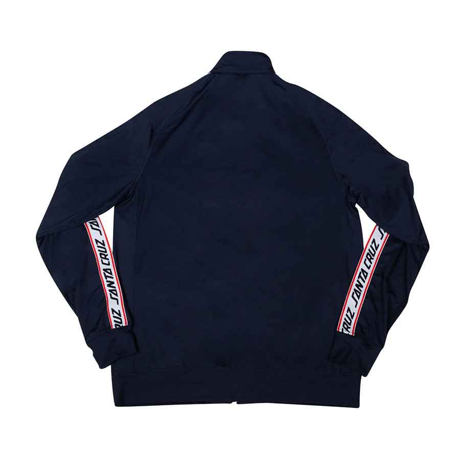 navy blue track jacket
