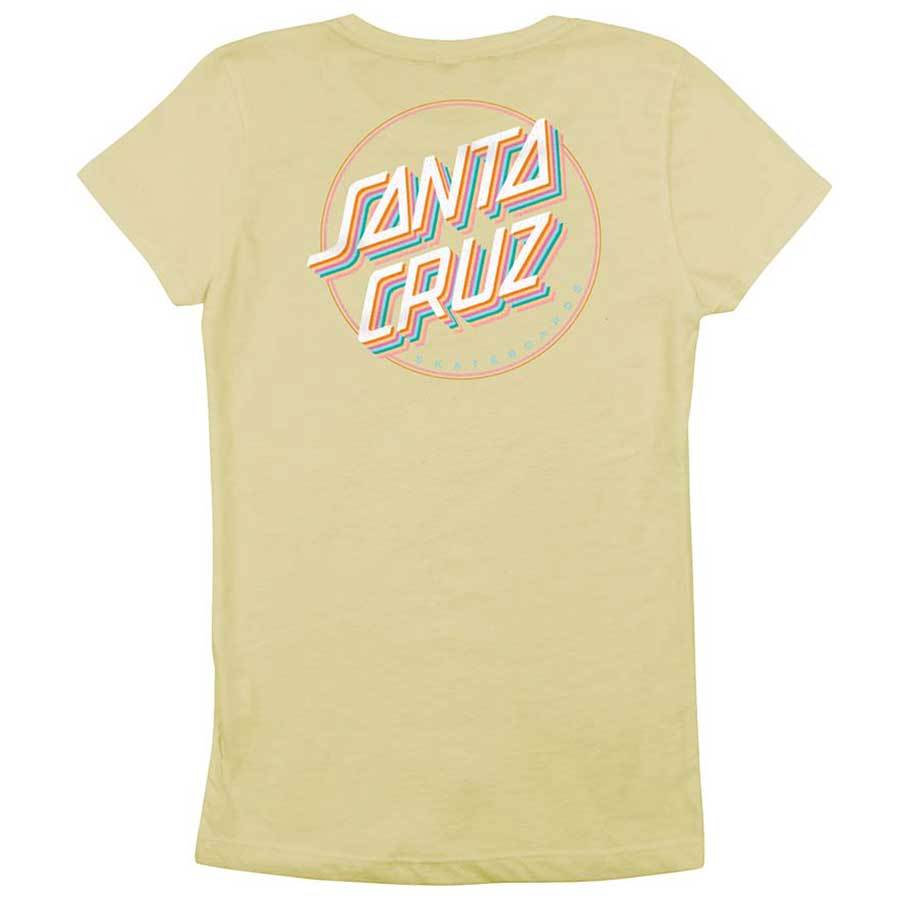 Santa Cruz Girls Layer Dot Fitted T 