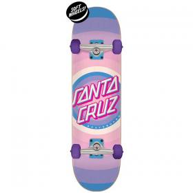 Santa Cruz Gleam Dot Mini Complete Skateboard - 7.75x30