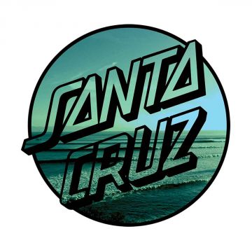 Santa Cruz Screaming Hand Skateboard Sticker Decal 6in blue si LARGE