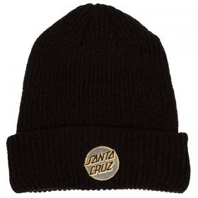 Santa Cruz Missing Dot Long Shoreman Beanie - Black