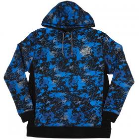 Santa Cruz Opus Splatter Midweight Pullover Hoodie - Blue Splatter