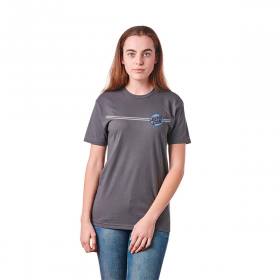Santa Cruz Women's Other Dot Fitted T-Shirt - Heavy Metal/W Blue