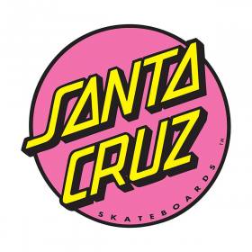 Details about   Santa cruz opus Dot skateboard sticker 3in white/clear si show original title 