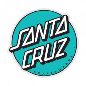 Santa Cruz Other Dot Sticker - 3" Turquoise