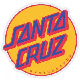 Santa Cruz Hibiscus Dot Skateboard Sticker LARGE 6in si 