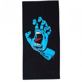 Santa Cruz Screaming Hand Towel - 32.5" x 64" Black