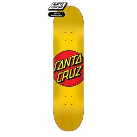 7.75x31.61 Santa Cruz Classic Dot Deck - Matte Yellow