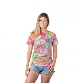 Santa Cruz Women's Marble Opus Fill Boyfriend T-Shirt - Pink