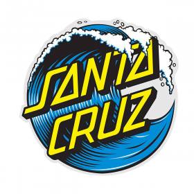 Santa Cruz Wave Dot Sticker - 3"