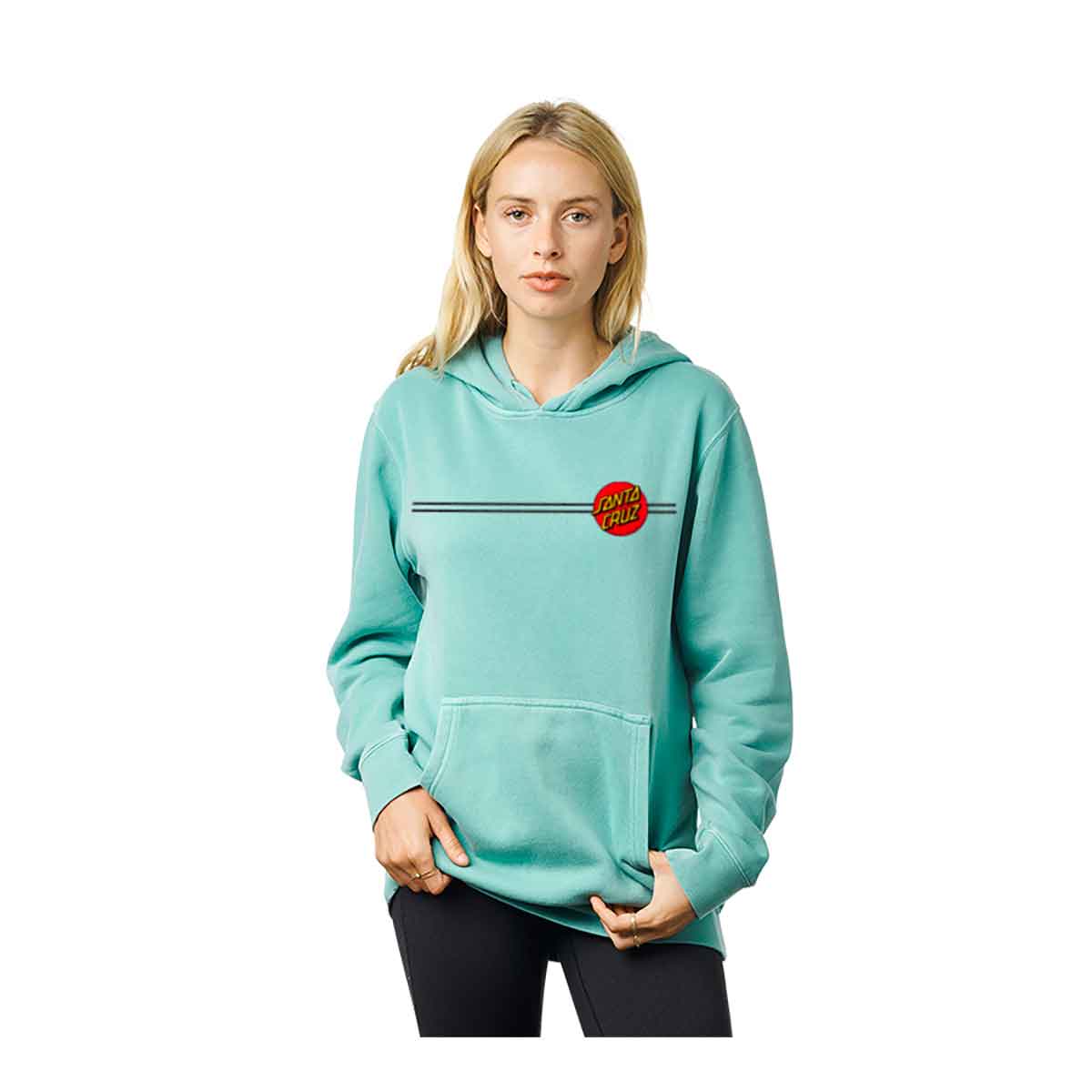 womens mint hoodie