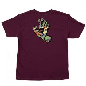 Santa Cruz Primary Hand Youth T-Shirt - Burgundy