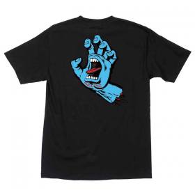 Santa Cruz Screaming Hand T-Shirt - Black/Blue