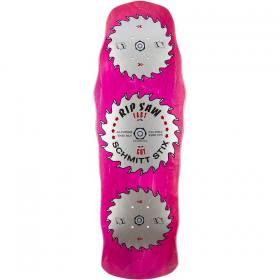 10x30 Schmitt Stix RipSaw Re-Issue Concave Deck - Pink Stain
