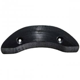 Seismic Old School Nose Skid Plate - 118mm Black