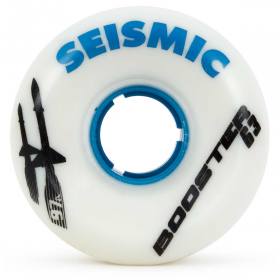 63mm 97a Seismic Booster Wheels - White/Blue Hub