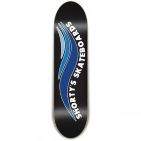 7.75x31.25 Shorty's Skate Wave Deck - Black/Blue