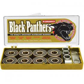 Shorty's Ceramic Black Panther Bearings W/Spacers