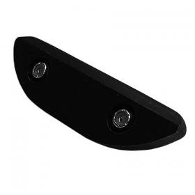 Skull Skates Freestyle Nose Skid Plate - Black 1 1/4" x 4 3/8" Includes Hardware