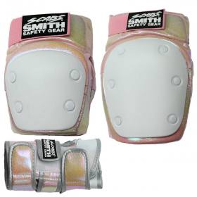 Smith Scabs Adult 3 Pack Safety Gear - Cotton Candy