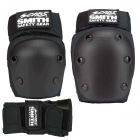 Smith Scabs Adult 3 Pack Safety Gear - Black