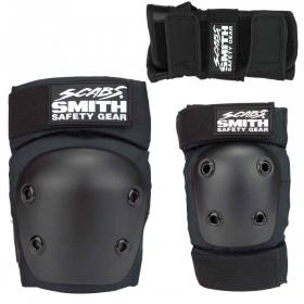 Smith Scabs Youth 3 Pack Safety Gear - Black