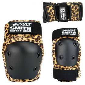Smith Scabs Youth 3 Pack Safety Gear - Leopard