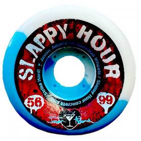 56mm 99a Speedlab Jason Adams Slappy Hour Wheels - White/Blue